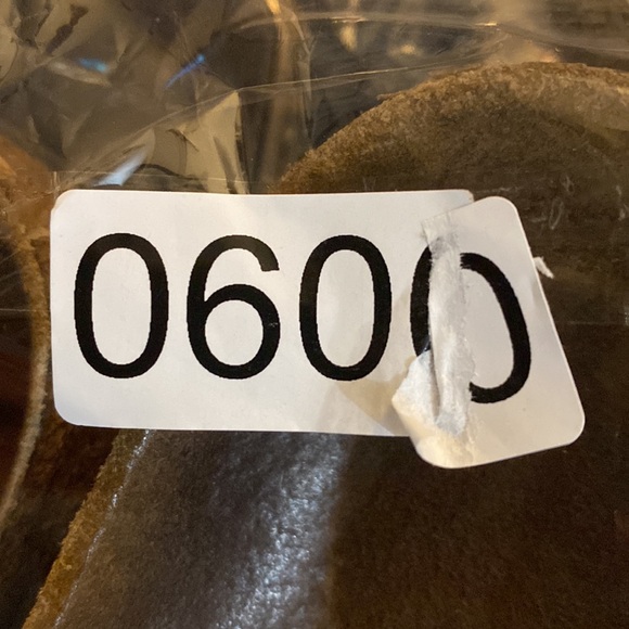 Birkenstock Black Brown Leather Cross Strap Sandals Women’s Size 39 (8-8.5) - Picture 10 of 10